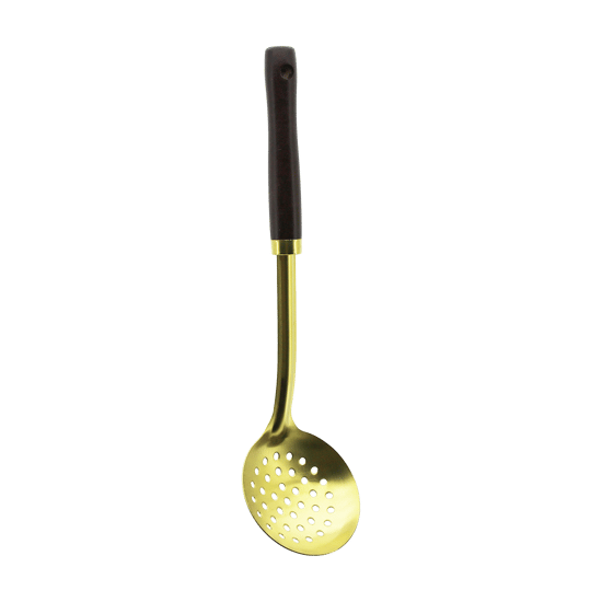 Newlife Clkn-2320 ( Altın & Gold ) ( Metal ) ( Servis Kevgir ) ( Ahşap Saplı ) ( 35cm )