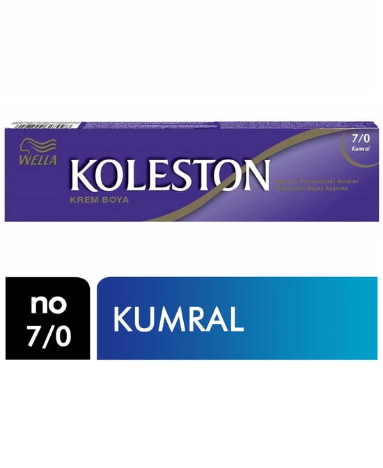 Koleston Saç Boyası Tüp No 7/0 Kumral