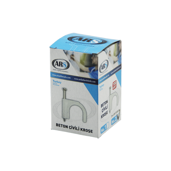 Ars Kod-347949 ( No-2 ) ( 100pcs ) Beton Çivili Kroşe ( 2x4 Antigron )