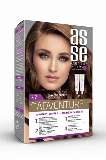 Asse Set Boya No: 7.7 50+50 Ml Tütün Kahve