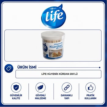 Life Hijyenik Kürdan 200'Lü