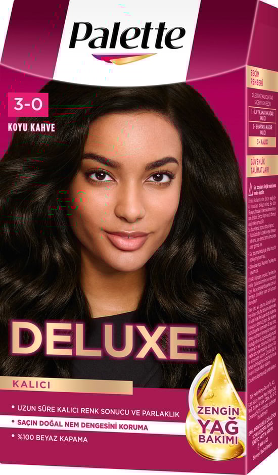 Palette Deluxe 3/0 Koyu Kahve Saç Boyası