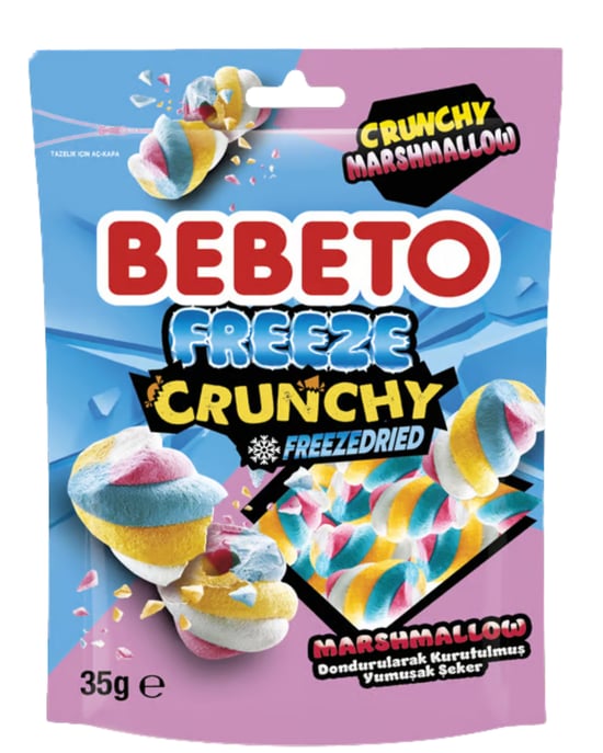 Bebeto Freeze Crunchy M.Mallow 35 Gr