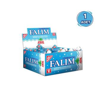 Falım Işıl Nane Karbonat Aromalı Sakız (100 X 1,4g - 1 Adet)