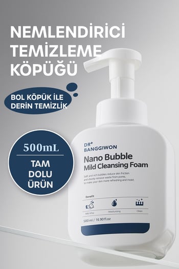 Dr Banggıwon Gözenek Arındırıcı, Derinlemesine Temizlik ve Ferahlatıcı Etki Kabarcık Yüz Temizleme Köpüğü 500 Ml