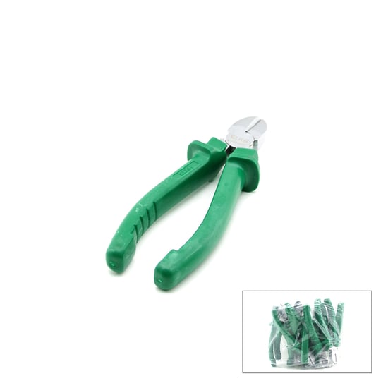 Elka Kod-d006g ( 6'' ) ( Yan Keski ) ( Yeşil ) Saplı ( 160mm )