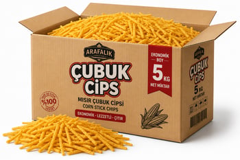Arafalık Çerezleri Çubuk Cips 5 Kg (dökme)