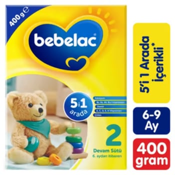 Bebelac Devam Sütü 5i1 Arada 6-9 Ay 400 Gr