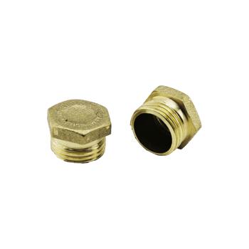( Metal Pirinç ) ( Sarı ) ( Kör Tıpa ) ( 1/2" ) ( Kör Tapa )