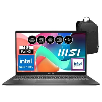 MSI Msı Modern 15 F1MG-632XTR Intel Core 7 150U 32GB 1tb SSD Windows 11 Pro 15.6" Fhd Taşınabilir Bi