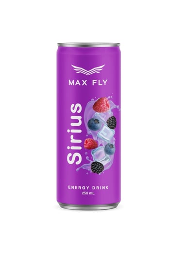 Max Fly Sirius Enerji İçeceği 250 Ml