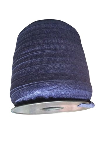 Çamaşır Lastiği Düz 1 Cm 1 Metre Koyu Mor