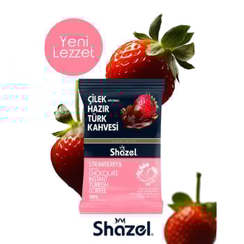Shazel 100 Gr Türk Kahvesi Çilekli