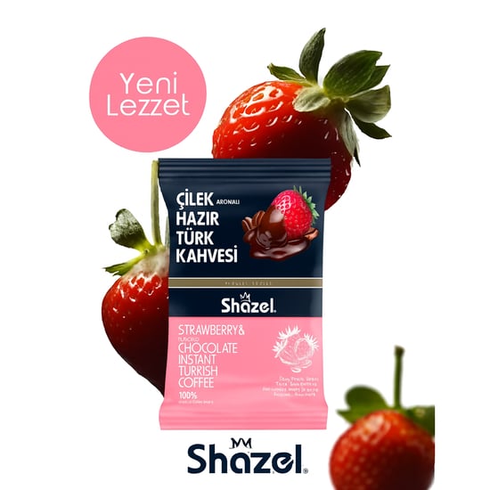 Shazel 100 Gr Türk Kahvesi Çilekli