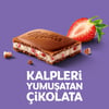 Milka Çilekli Yoğurtlu Tablet Çikolata 100 gr - 6 Adet