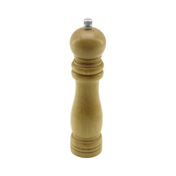 İ22-255 ( Ahşap ) ( Büyük= Çap: 4.5cm & Uzunluk: 19.5cm ) Tuz & Baharat Öğütücü