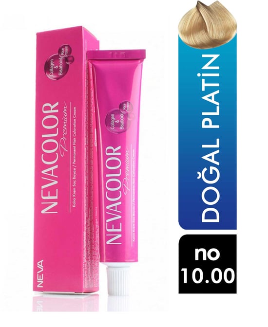 Nevacolor Premium Tüp Saç Boyası Doğal Platin 10.00 50 ml