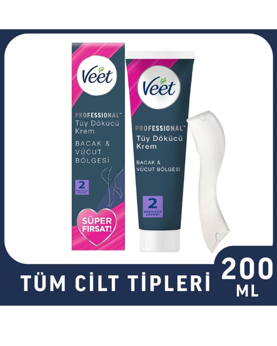 Veet Professional Tüy Dökücü Krem Normal Ciltler 200 Ml