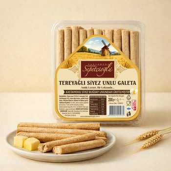 Kastamonu Meşhur Sepetçioğlu Tereyağlı Siyez Unlu Galeta 200g