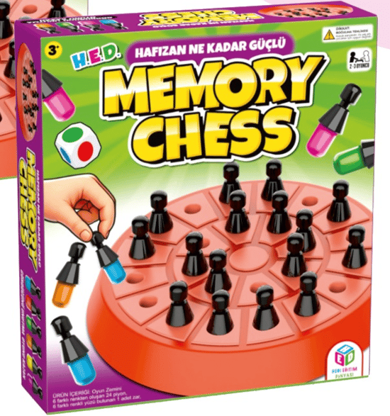 Hobi Eğitim Dünyası Memory Chess Kutu Oyunu