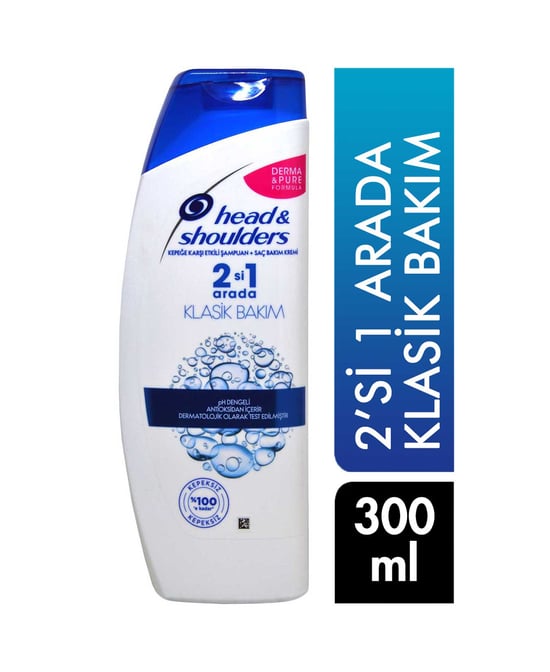 Head&shoulders Klasik Bakım 2si 1 Arada Şampuan 300 Ml