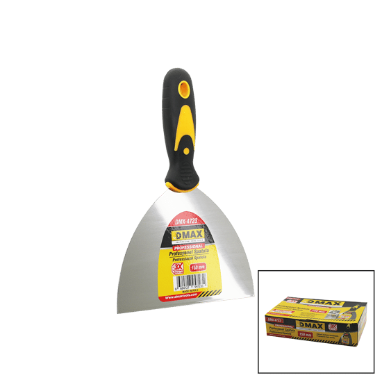 Dmax Dmx-4723 ( 150mm ) Metal Spatula Fiber Saplı