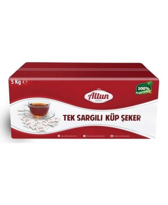 Altun Sargılı Küp Şeker 5 Kg