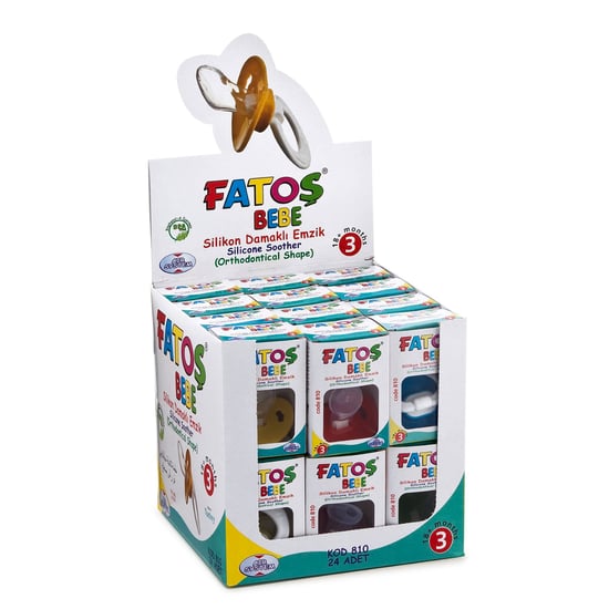 Fatoş Bebe Silikon Damaklı Emzik No.3 24'lü