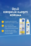 Q10 Spf50 Yüksek Güneş Koruyucu Kırışıklık Karşıtı Yüz Güneş Kremi 40ml, Makyaj Bazı