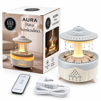 Krd Home Krd-8779 ( Yağmur Bulutu ) ( Kumandalı ) ( Renkli Ledli Işık ) Hava Nemlendirici ( Buhar Makine & Koku Giderici)