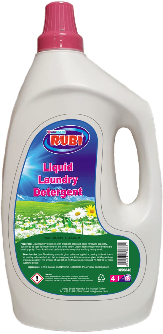 Rubi Superb Sıvı Çamaşır Deterjanı 4 L