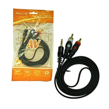 2 Rca 3.5mm Stereo 1.5mt Kablo G-530ad