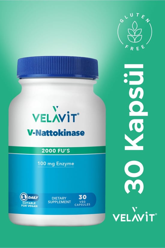 Velavit V-nattokinase 30 Veg Kapsül