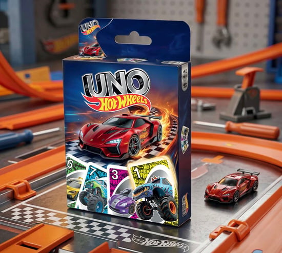 Uno Hotwheels Oyun Kartı