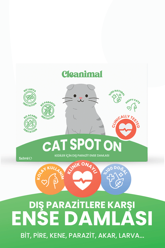 Kedi Dış Parazit Bitkisel Ense Deri Damlası 5x1 Ml