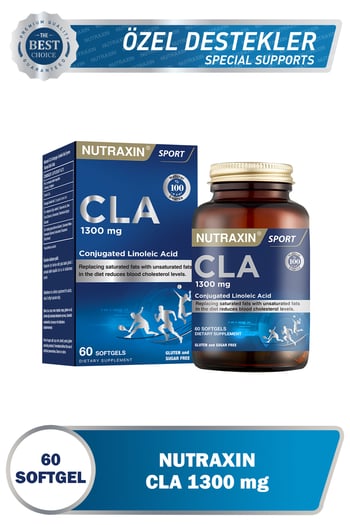 Nutraxın Cla 1300mg 60softgel 5650
