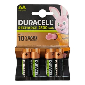 Duracell 2500 Mah 4'lü Şarjlı Aa Kalem Pil