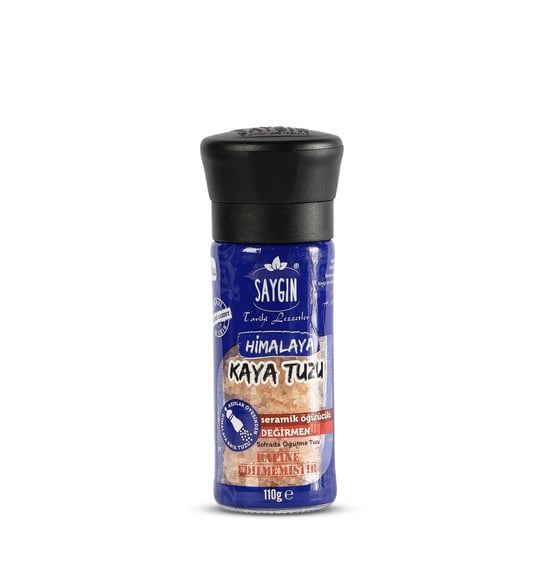 Saygın Himalaya Tuzu 110 g + Seramik Değirmen