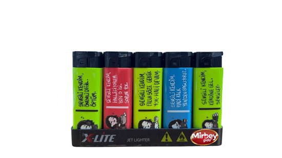 X-lite Baskılı Resimli Figürlü Çakmak *50 Pcs