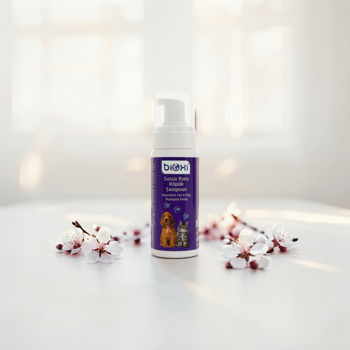 Bioxi® Susuz Kuru Köpük Şampuan - Kedi ve Köpekler için Tüy Bakım Ürünü (150 Ml)