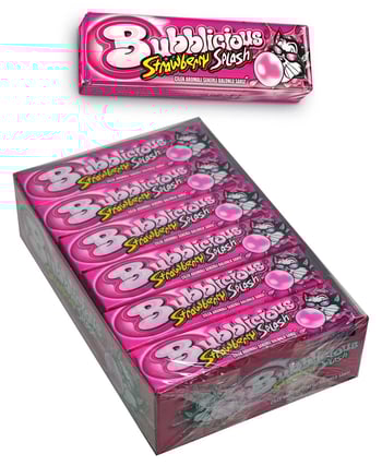 Bubblicious, balonlu sakız, çilekli sakız, sakız
