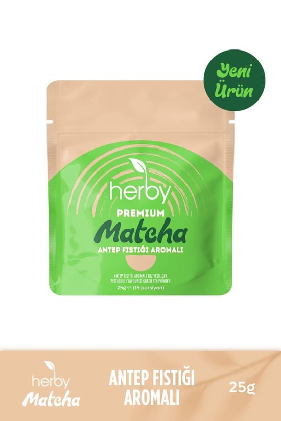Herby Premium Matcha Antep Fıstığı Aromalı