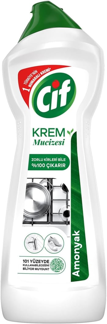 Cif Krem Yüzey Temizleyici Amonyaklı 750 Ml