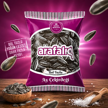 Arafalaq Bol Tuzlu Ay Çekirdeği 100 Gr – Özel Islak Salamuralı | 12’iu Koli