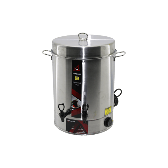 Armağan ( 250 Bardak ) Çay Otomatı ( Elektrikli ) Semaver Çay Makinesi ( Çift Musluk ) ( 2500w )