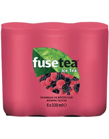 Fuse Tea Frambuazlı Böğürtlenli Soğuk Çay 6* 330 ML