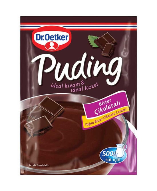 Dr. Oetker Puding Bitter Çikolatalı 111 Gr