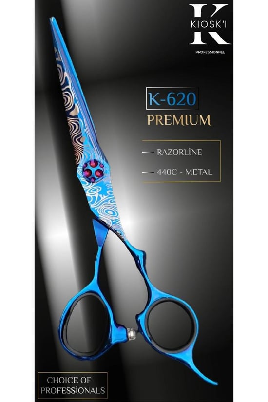 Kioski Profesyonel Premium Lüks Makas 440-c 6 Numara K-620