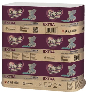 Selpak Extra Z katlı Kağıt Havlu 12x200