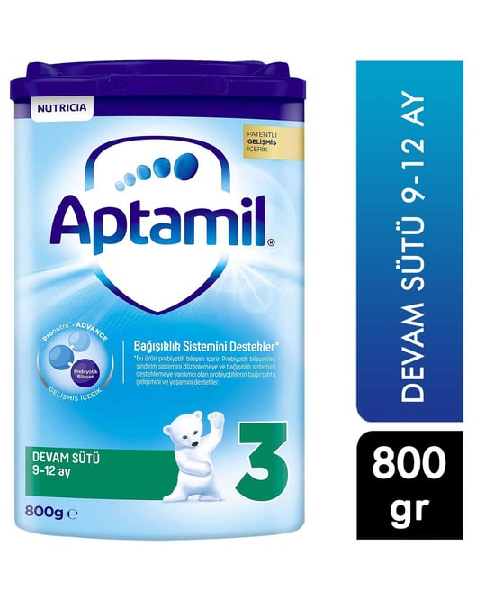 Milupa Aptamil 3 Devam Sütü 9-12 Ay 800 gr